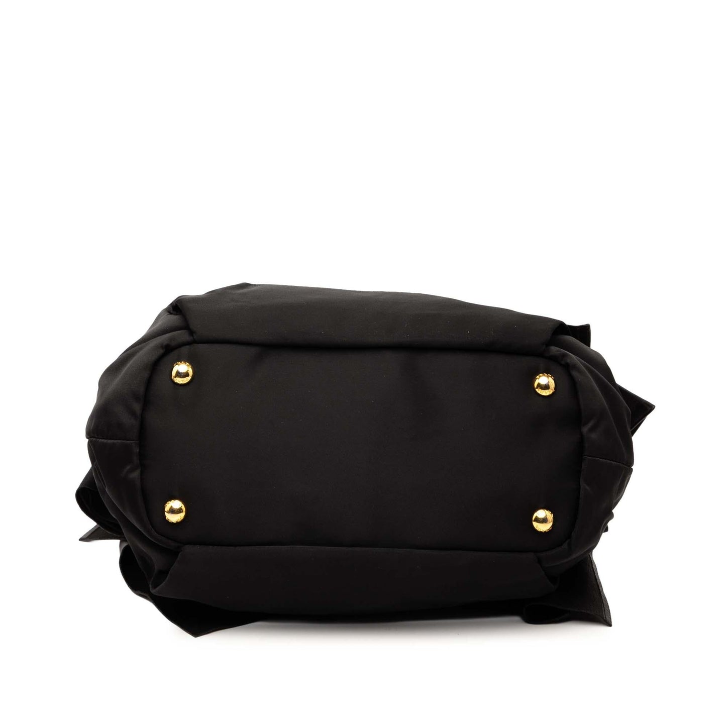 Prada Tessuto Logo Bow Satchel
