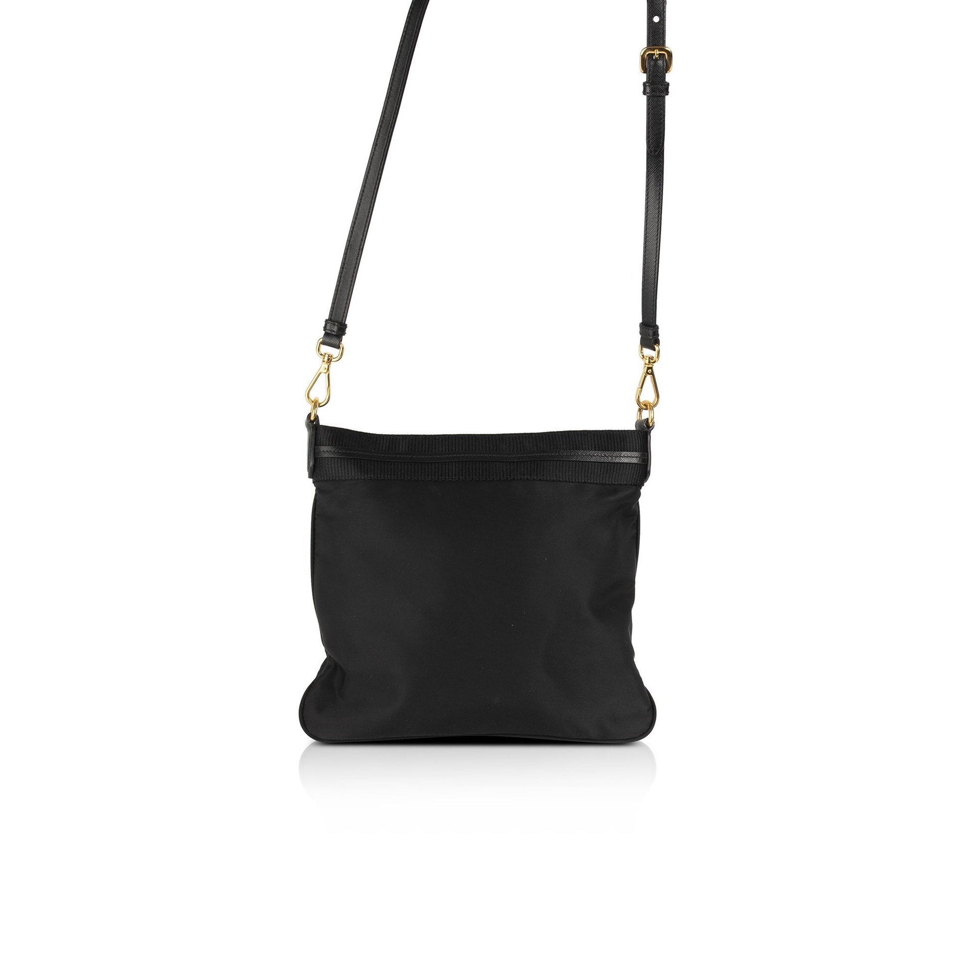 Prada Tessuto Logo Jacquard Crossbody Bag
