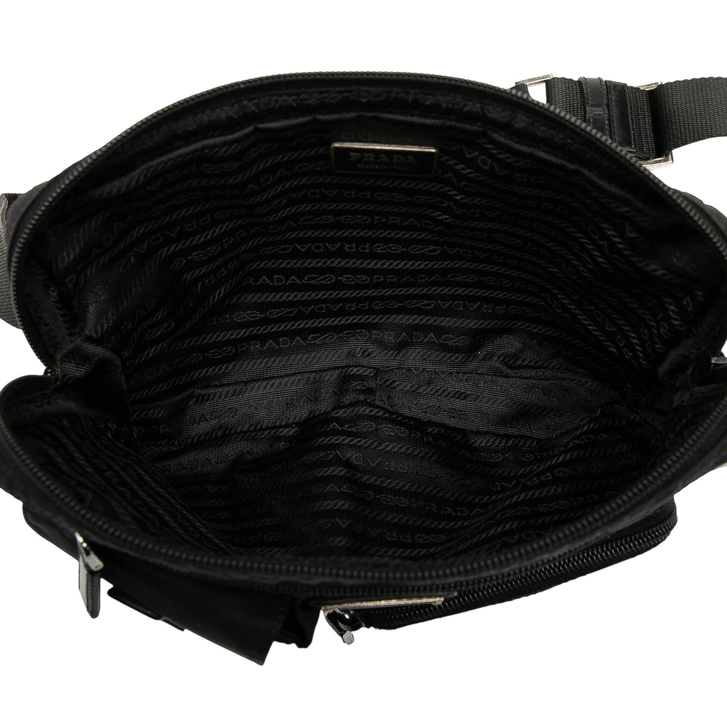 Prada Tessuto Multi Pocket Belt Bag