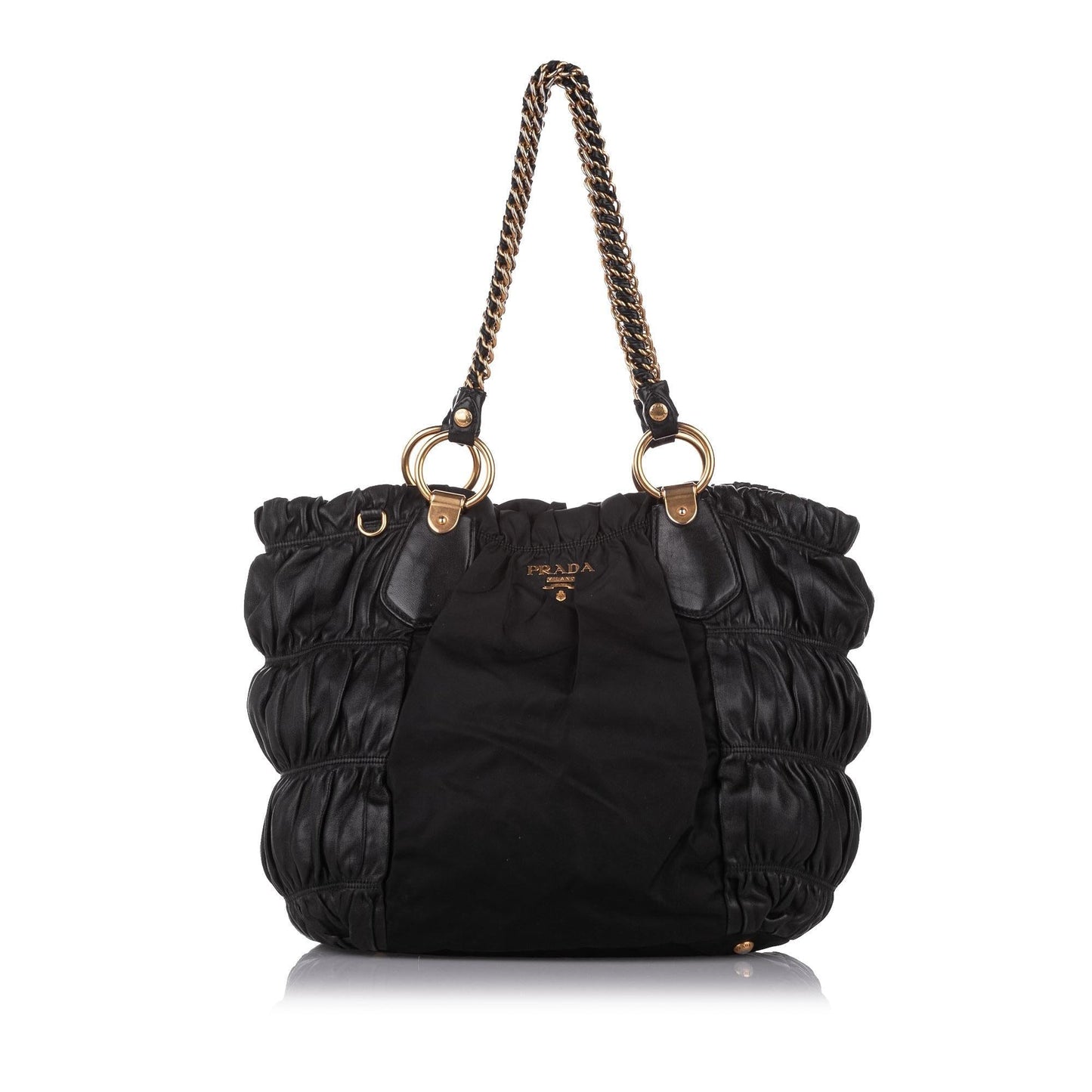 Prada Tessuto Nappa Gaufre Tote Bag  
