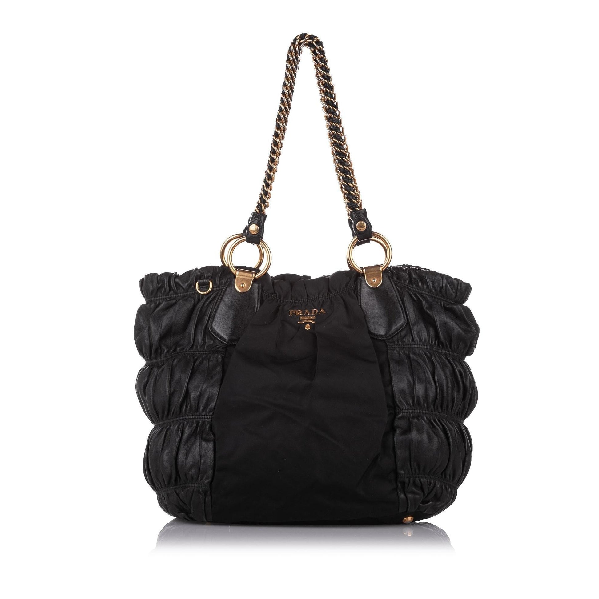 Prada Tessuto Nappa Gaufre Tote Bag  