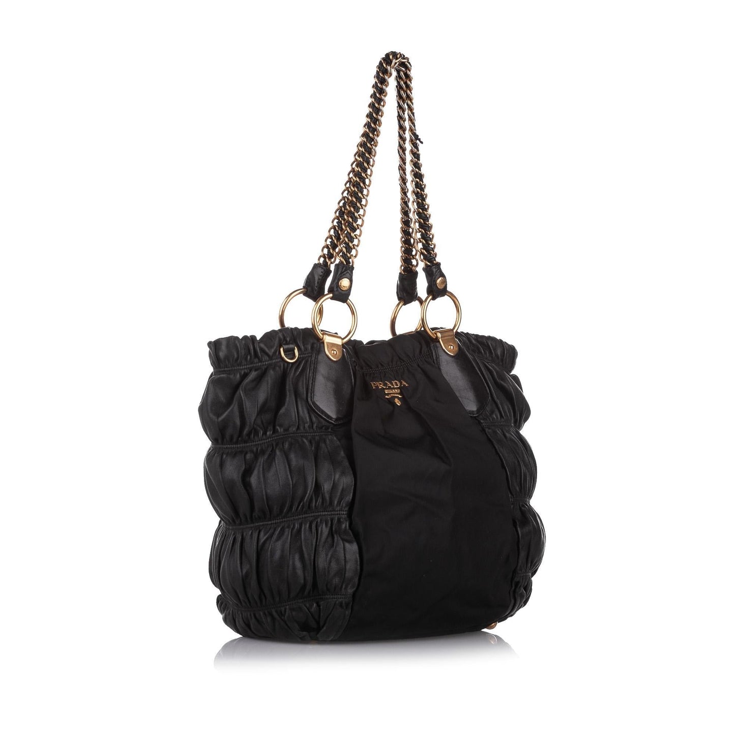 Prada Tessuto Nappa Gaufre Tote Bag  
