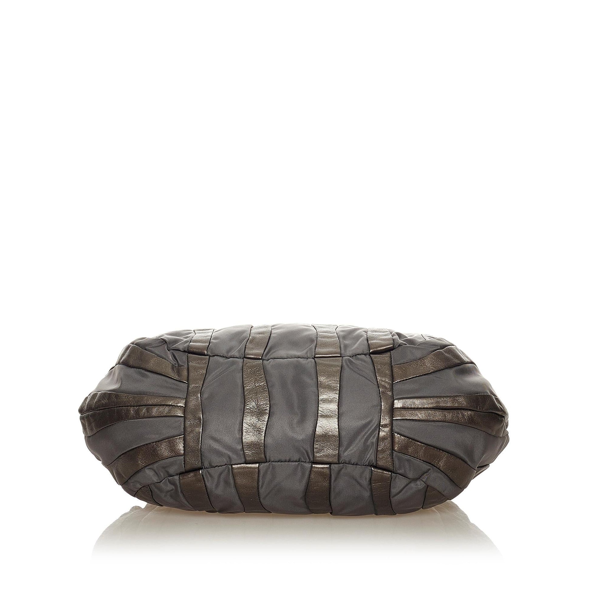 Prada Tessuto Nappa Waves Hobo Bag (SHG-27221)