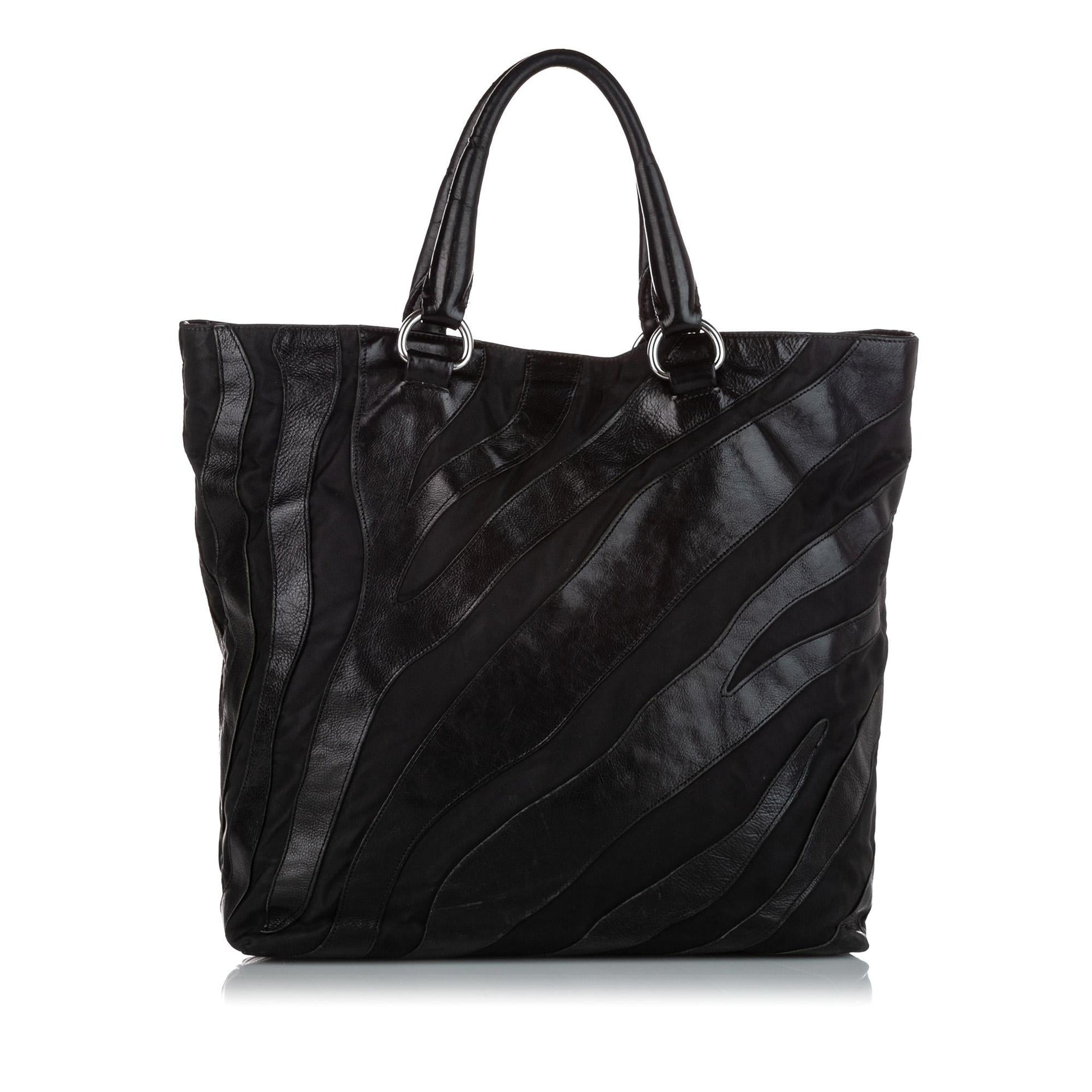 Prada Tessuto Nappa Waves Tote Bag (SHG-31512)