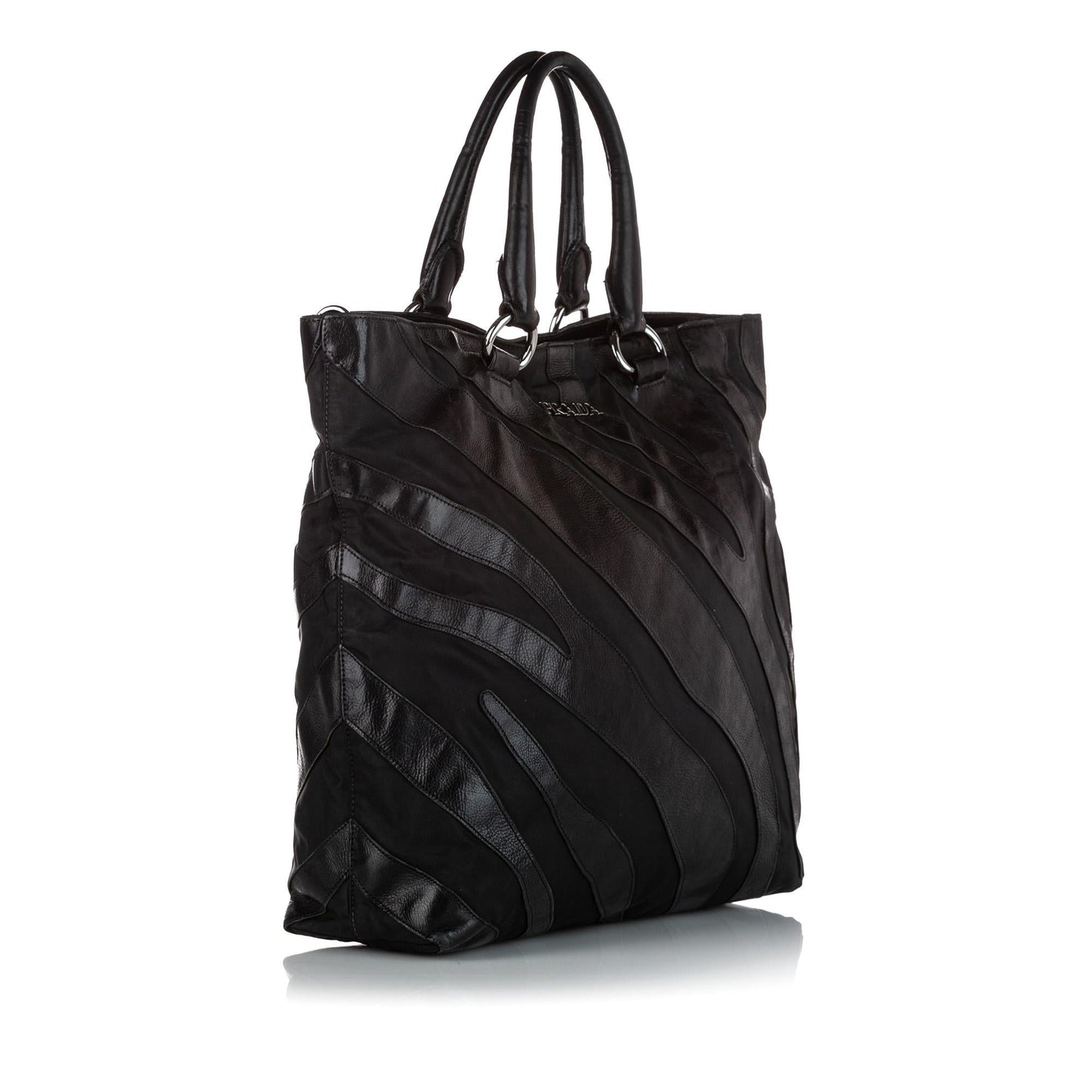 Prada Tessuto Nappa Waves Tote Bag (SHG-31512)