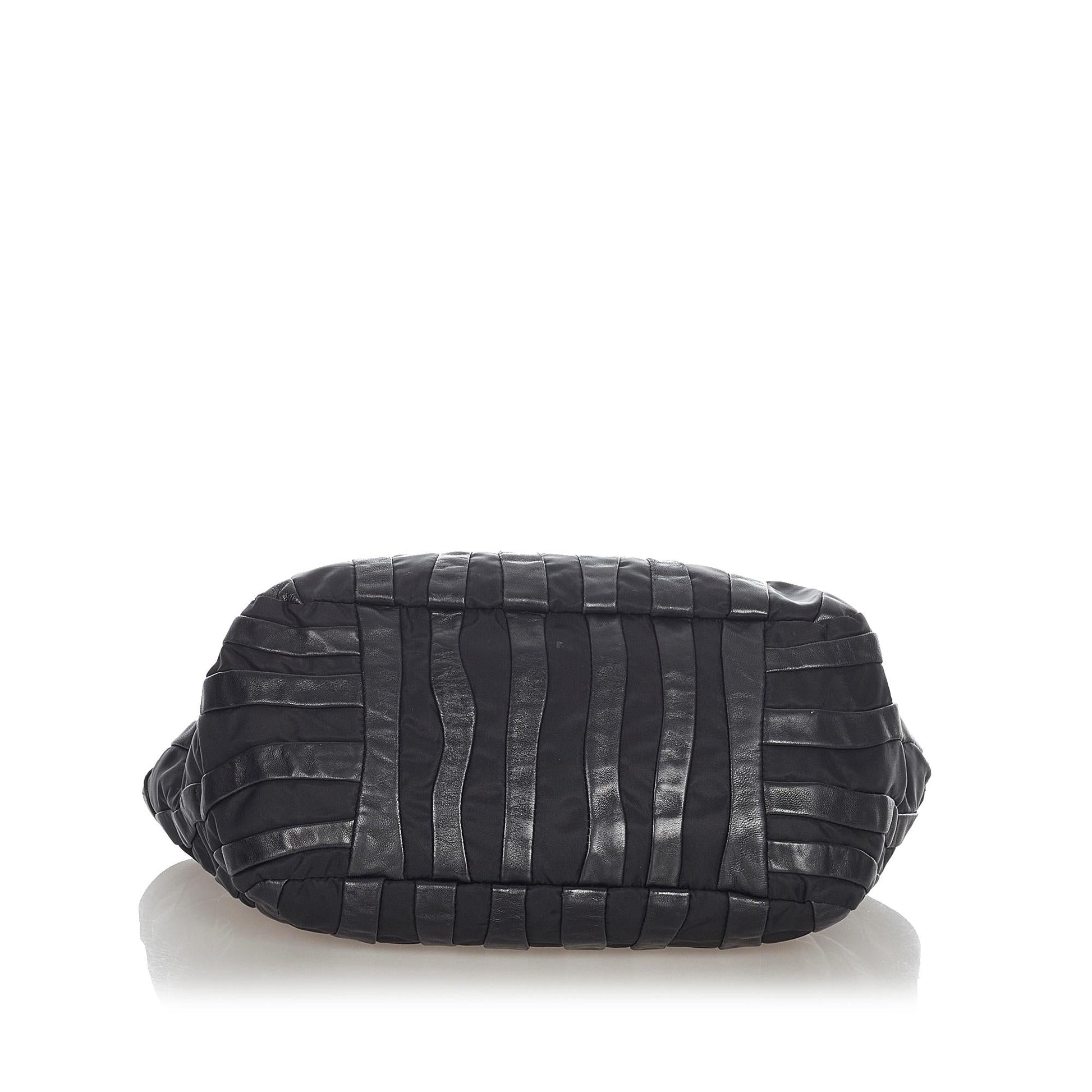 Prada Tessuto Nappa Waves Tote Bag (SHG-31936)
