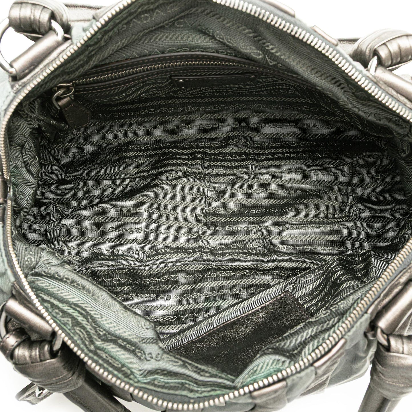 Prada Tessuto Nappa Waves Tote