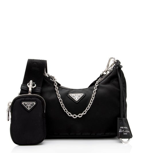 Prada Tessuto Re-Edition 2005 Crossbody Bag (SHF-qyTMt9)