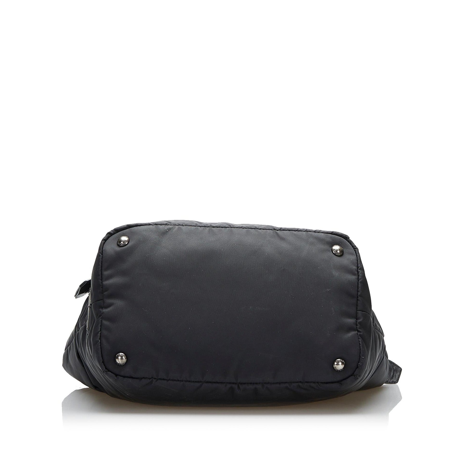 Prada Tessuto Reversible Satchel (SHG-ulU4Wd)