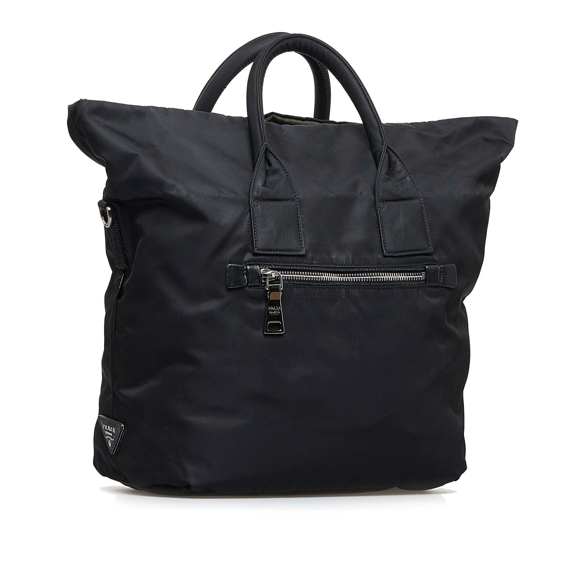 Prada Tessuto Reversible Satchel (SHG-iNQ5mw)