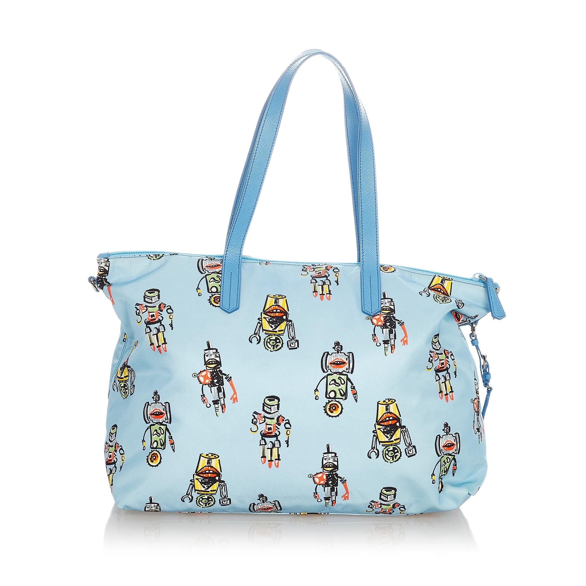 Prada Tessuto Robot Satchel (SHG-D0XqIA)