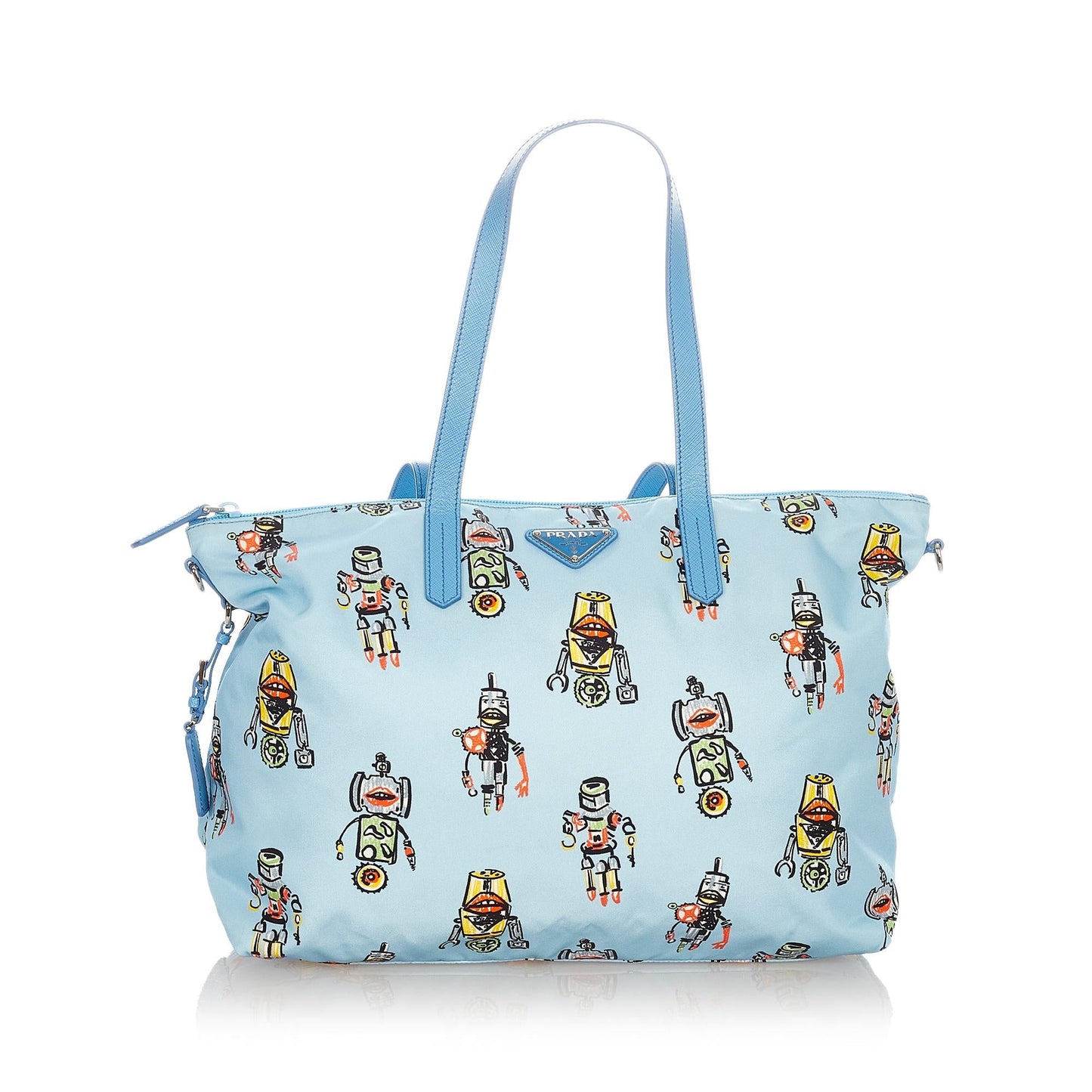 Prada Tessuto Robot Satchel (SHG-D0XqIA)