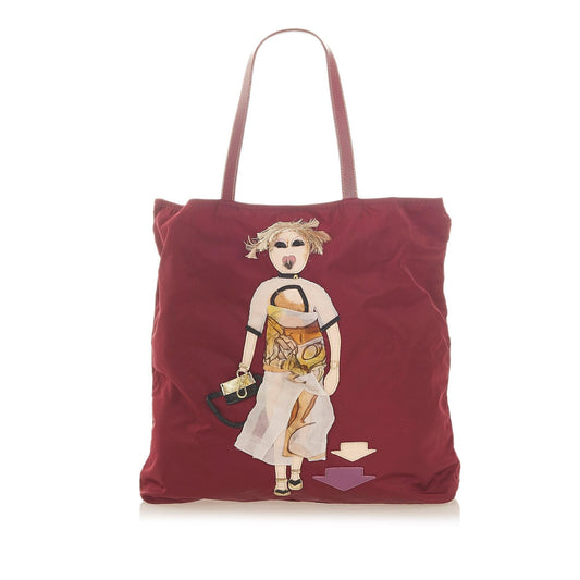 Prada Tessuto Robot Tote Bag  