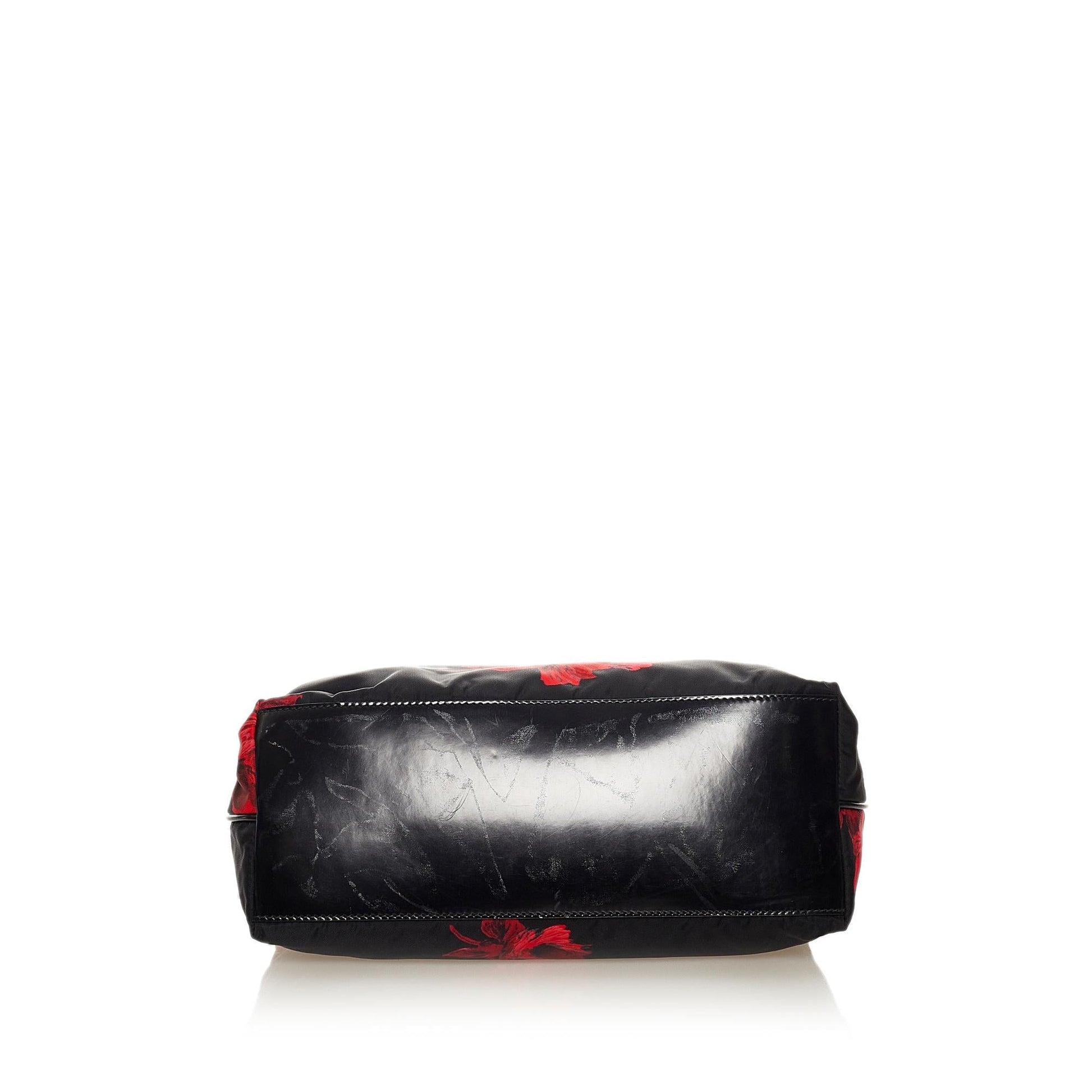 Prada Tessuto Roses Shoulder Bag (SHG-27499)