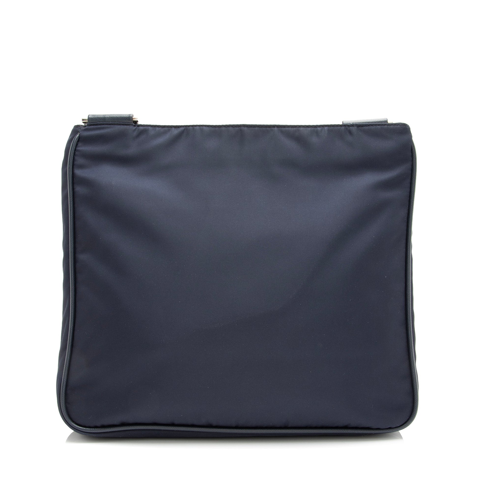 Prada Tessuto Saffiano Front Pocket Medium Messenger Bag (SHF-23879)
