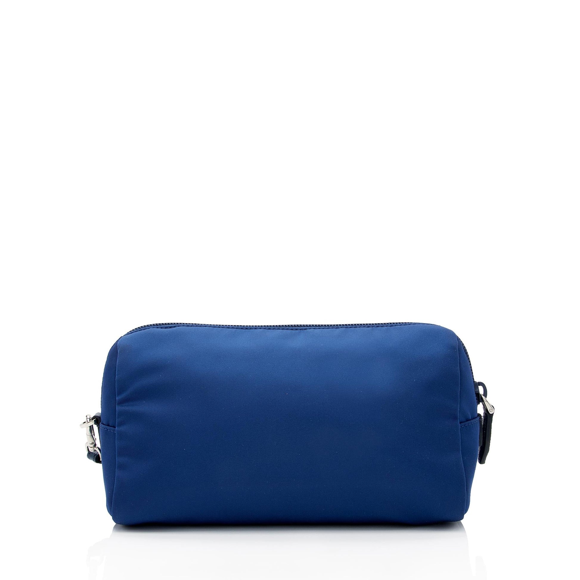 Prada Tessuto Saffiano Necessaire Large Travel Pouch (SHF-SVcxpP)