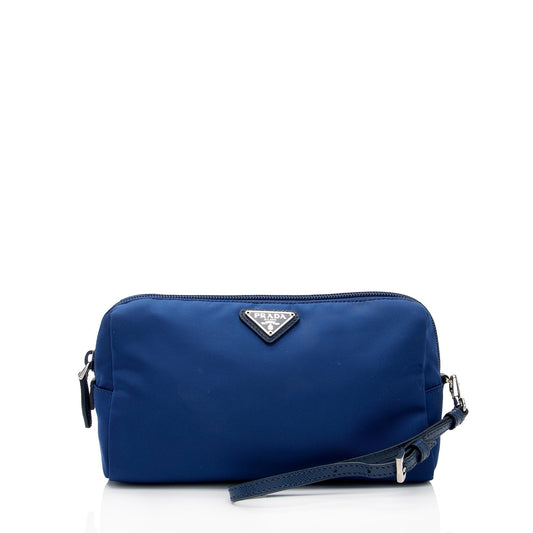 Prada Tessuto Saffiano Necessaire Large Travel Pouch (SHF-SVcxpP)