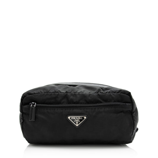 Prada Tessuto Saffiano Travel Pouch (SHF-23829)
