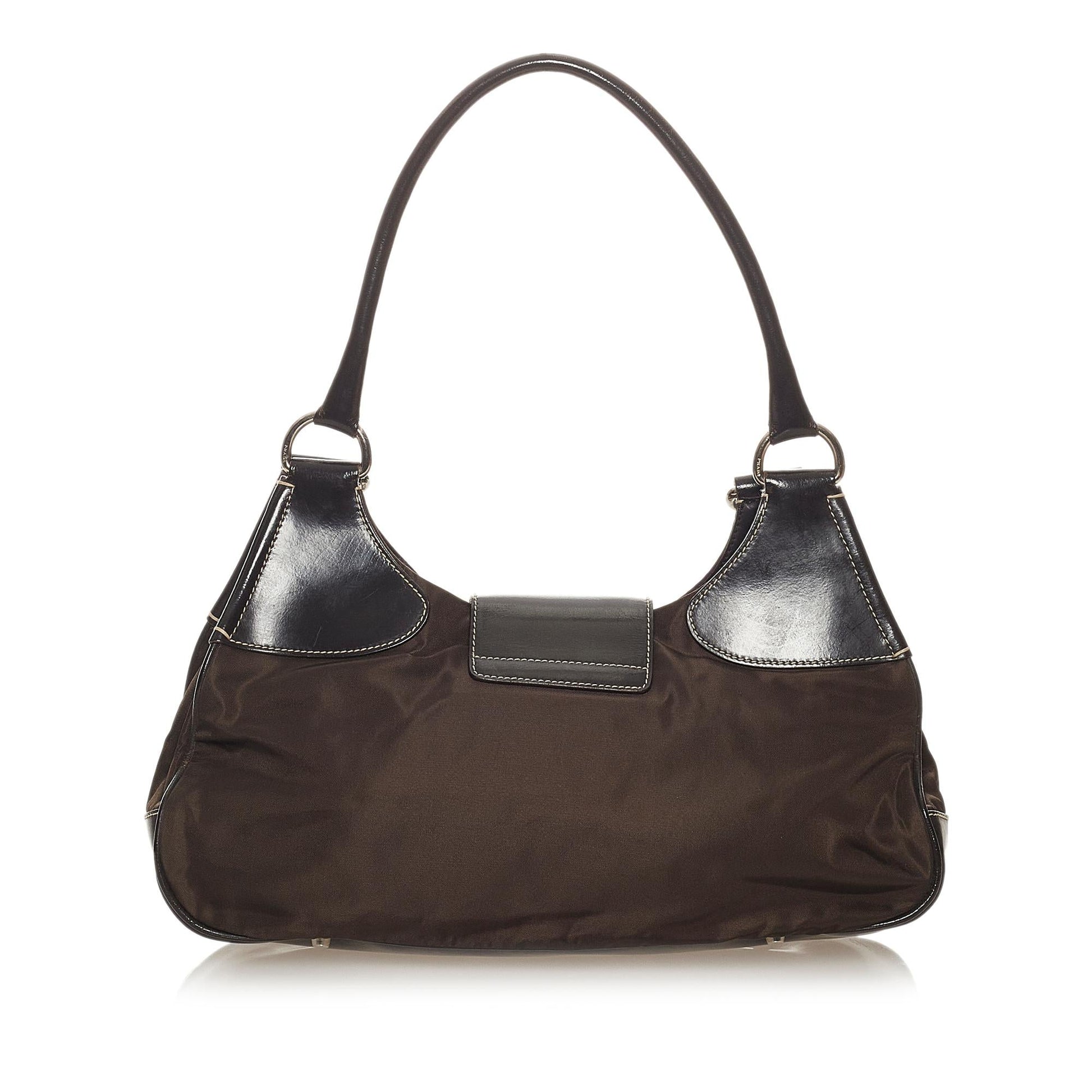 Prada Tessuto Shoulder Bag (SHG-27497)
