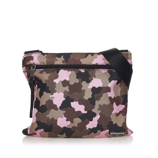 Prada Tessuto Stampato Crossbody Bag (SHG-33639)