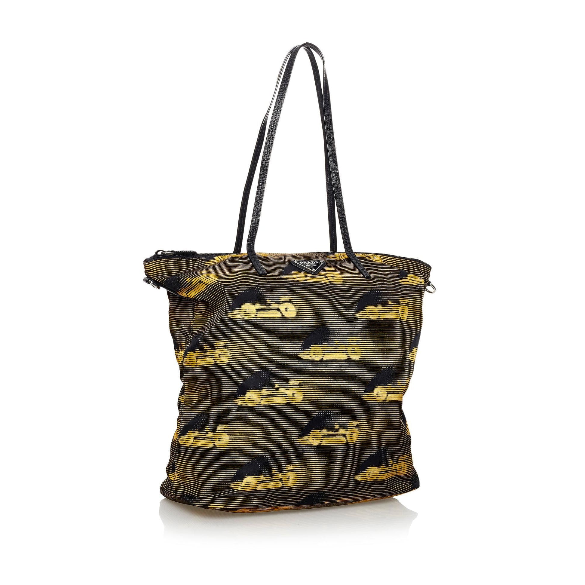 Prada Tessuto Stampato Nylon Tote Bag (SHG-37313)