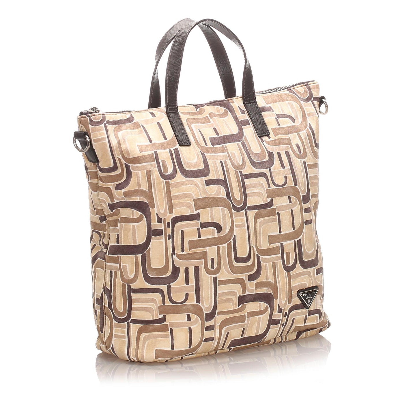Prada Tessuto Stampato Tote  