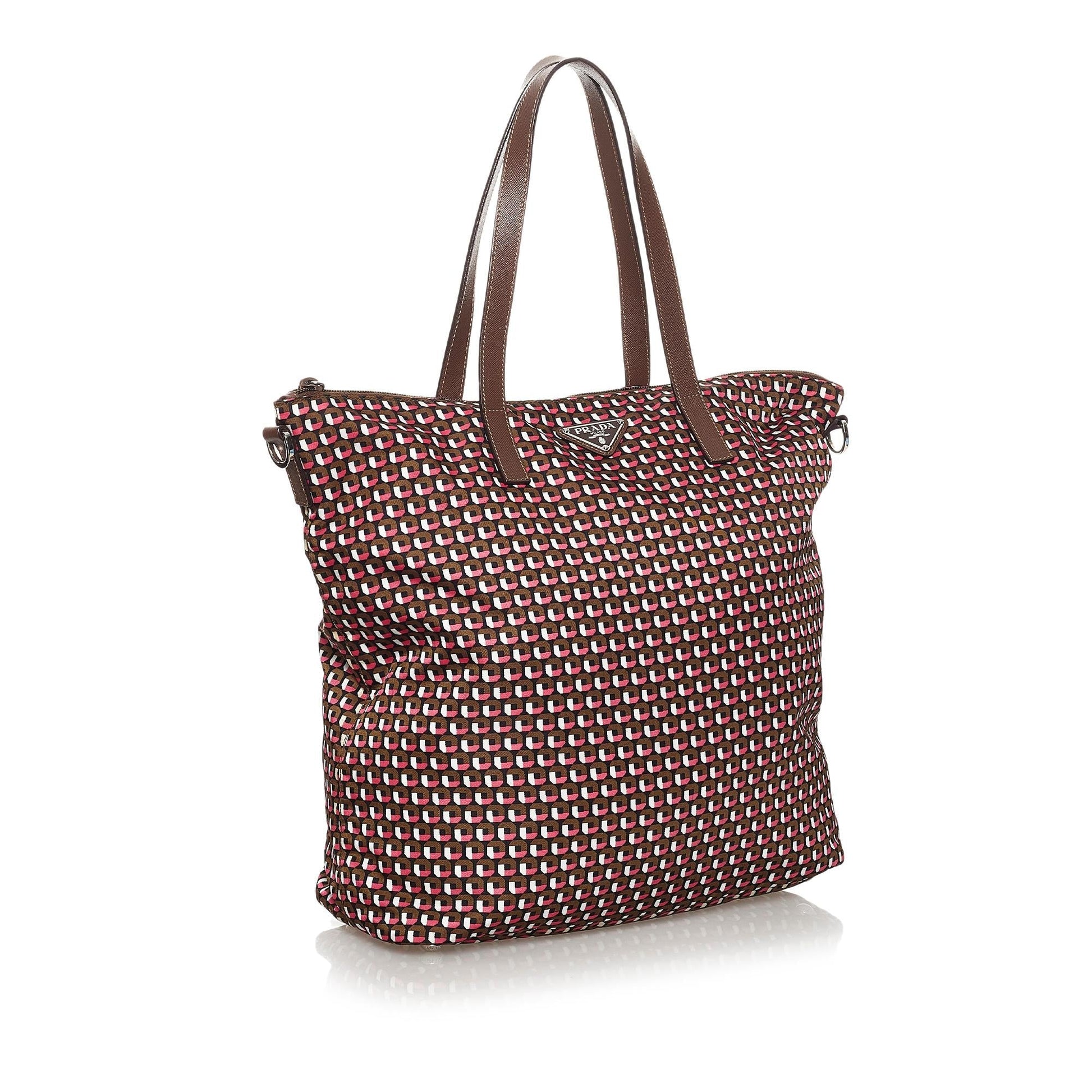 Prada Tessuto Stampato Satchel (SHG-37308)