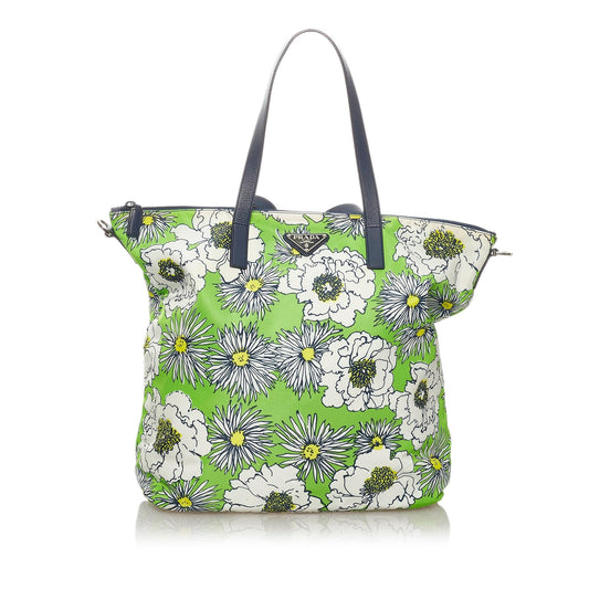 Prada Tessuto Stampato Satchel (SHG-37319)