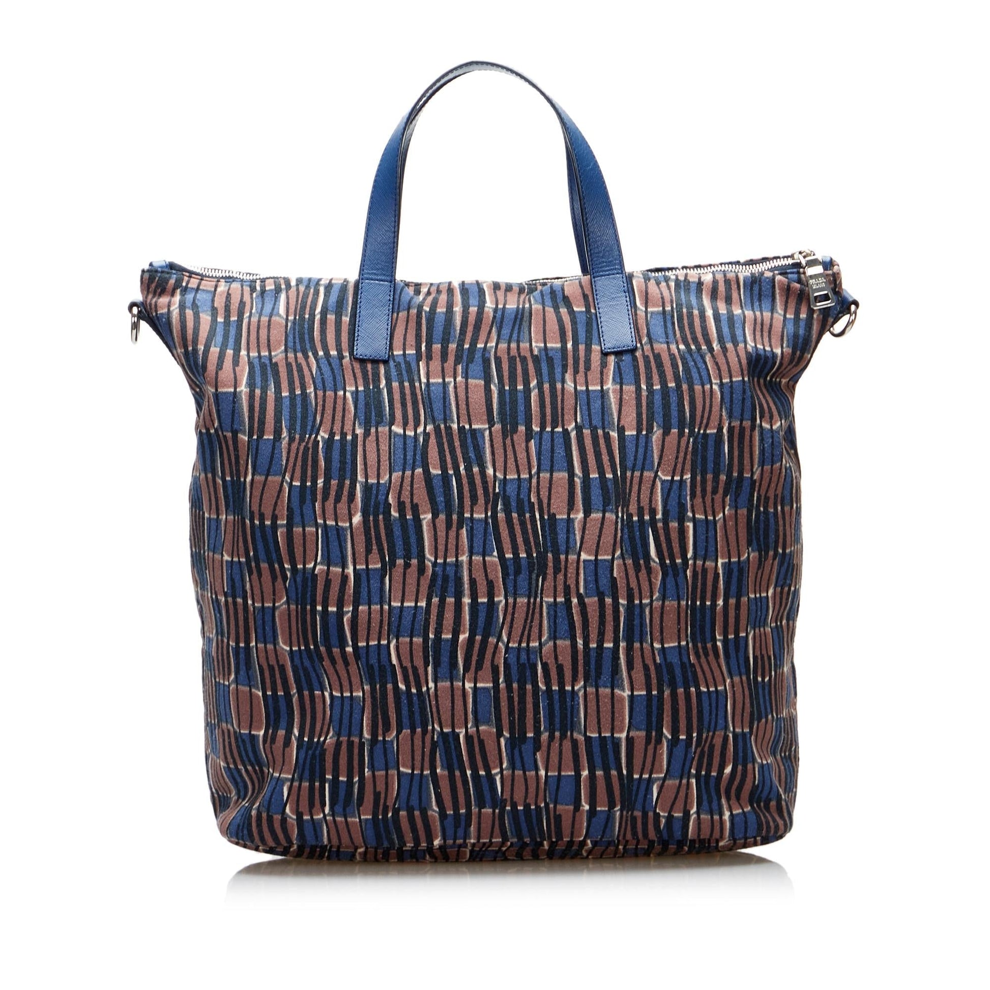 Prada Tessuto Stampato Satchel (SHG-1vBd4p)