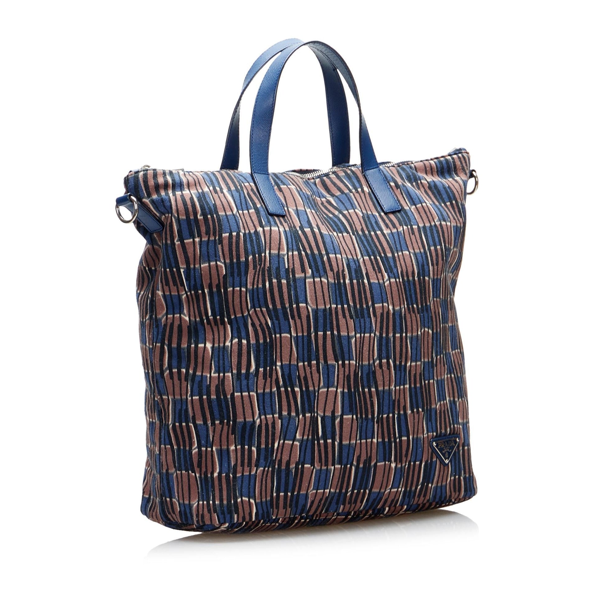 Prada Tessuto Stampato Satchel (SHG-1vBd4p)