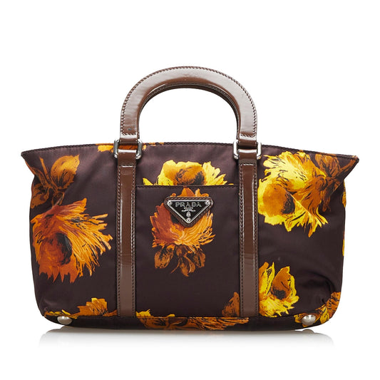Prada Tessuto Stampato Satchel (SHG-kReFQv)