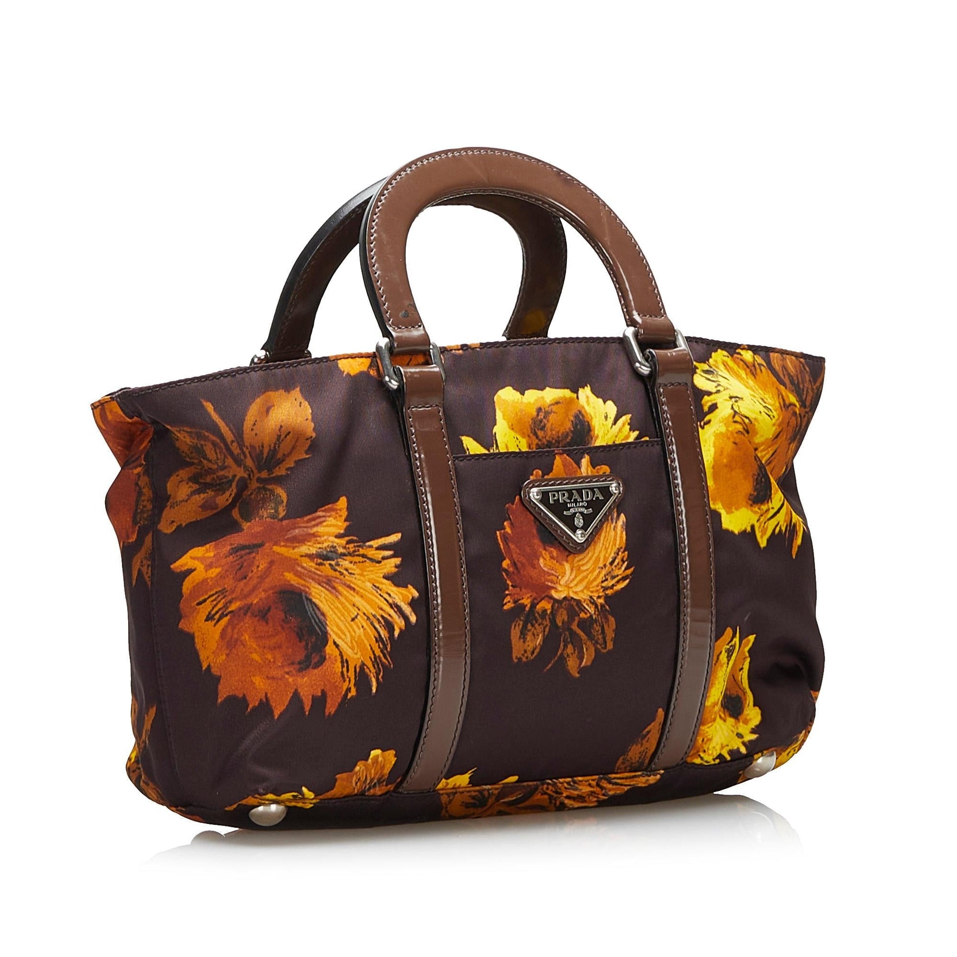 Prada Tessuto Stampato Satchel (SHG-kReFQv)