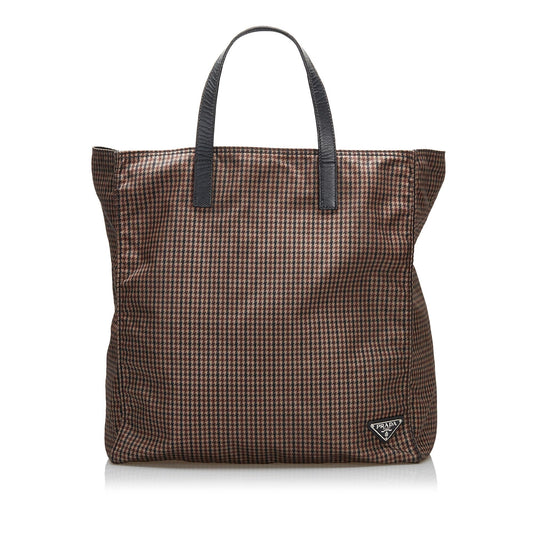 Prada Tessuto Stampato Tote Bag (SHG-36636)