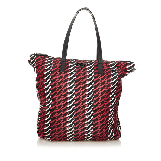Prada Tessuto Stampato Tote (SHG-34389)