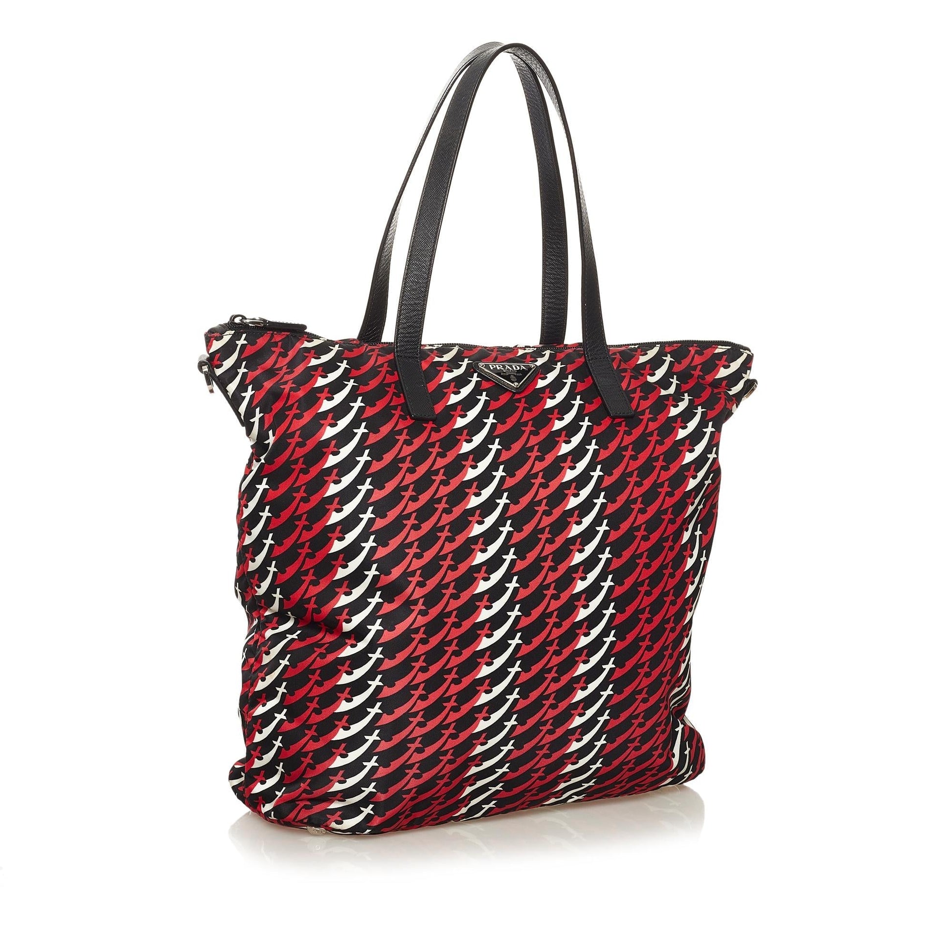 Prada Tessuto Stampato Tote (SHG-34389)