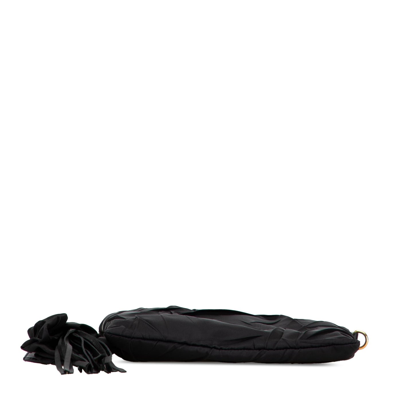 Prada Tessuto Stropicciato Tassel Crossbody