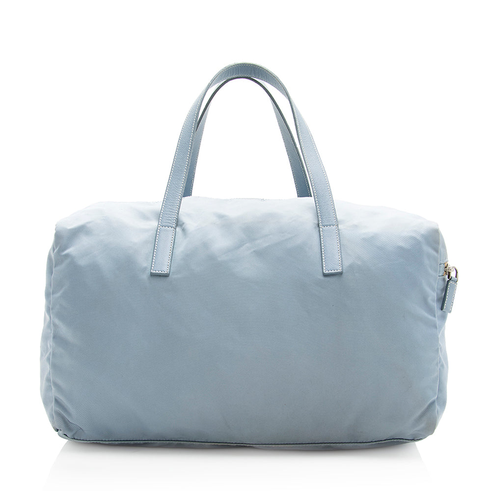 Prada Tessuto Vernice Small Duffle Bag - FINAL (SHF-19525)