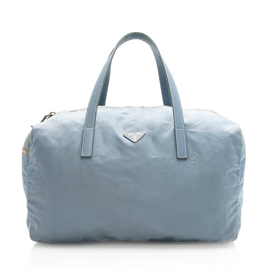 Prada Tessuto Vernice Small Duffle Bag - FINAL (SHF-19525)
