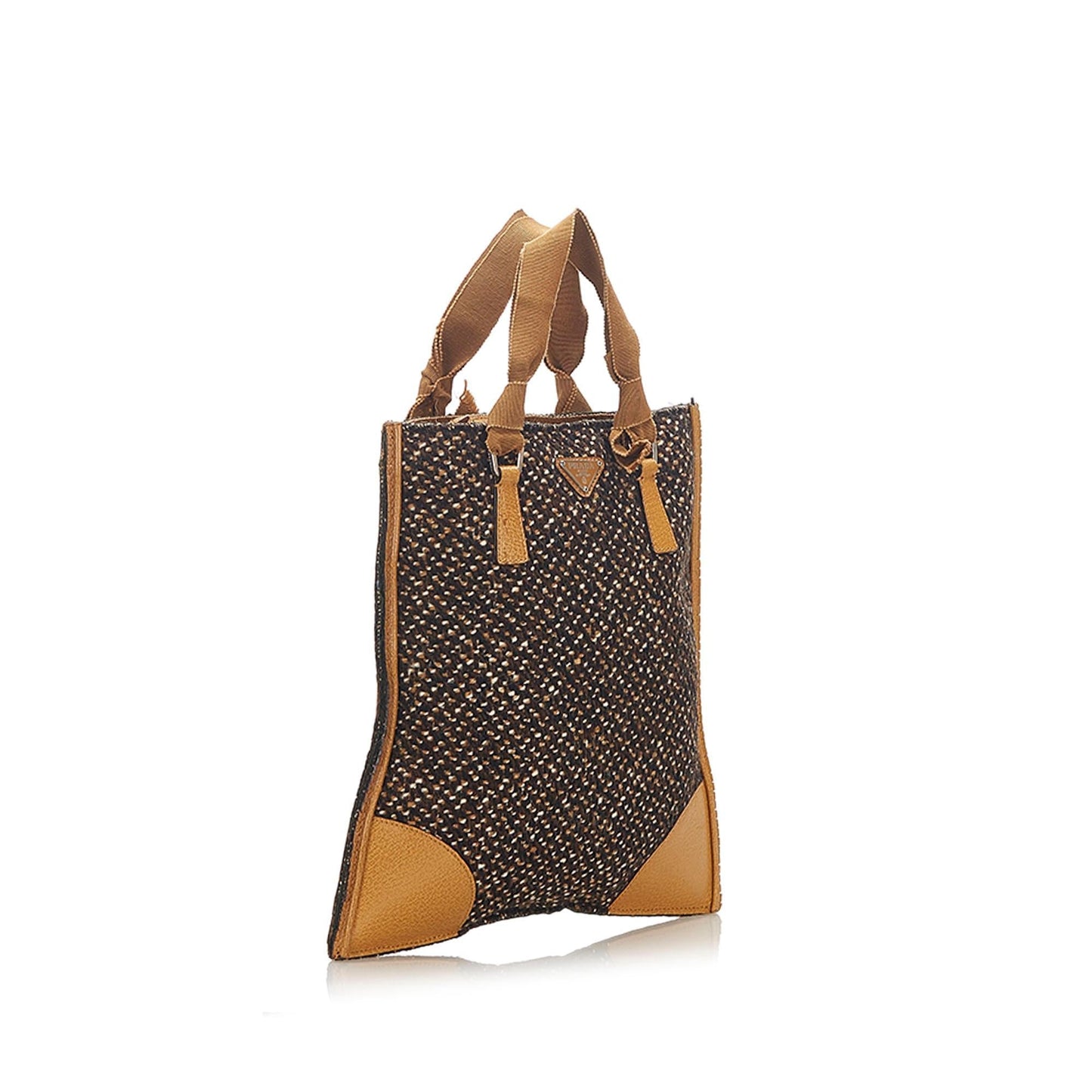 Prada Tweed Handbag (SHG-22278)