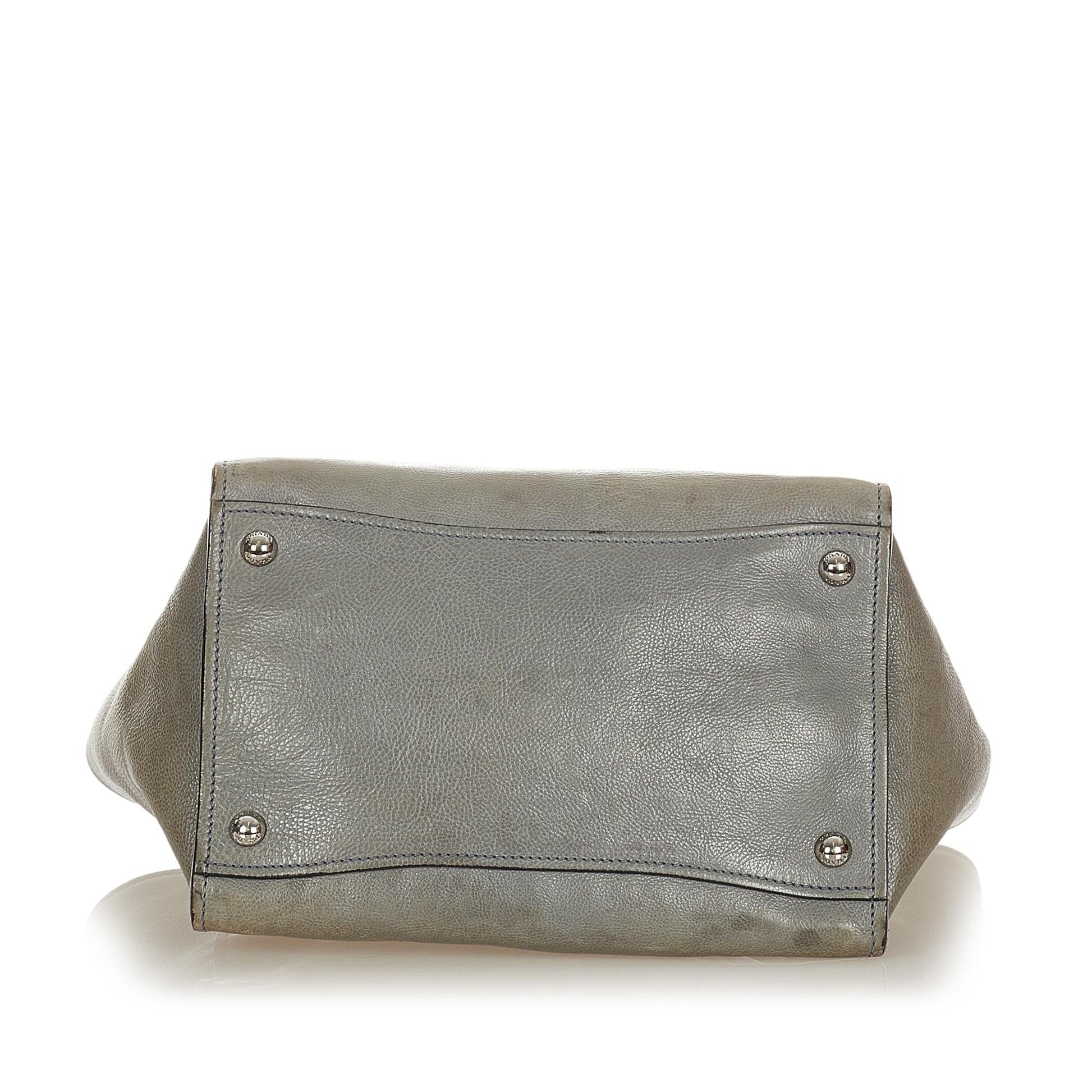 Prada Twin Pocket Leather Satchel (SHG-23322)