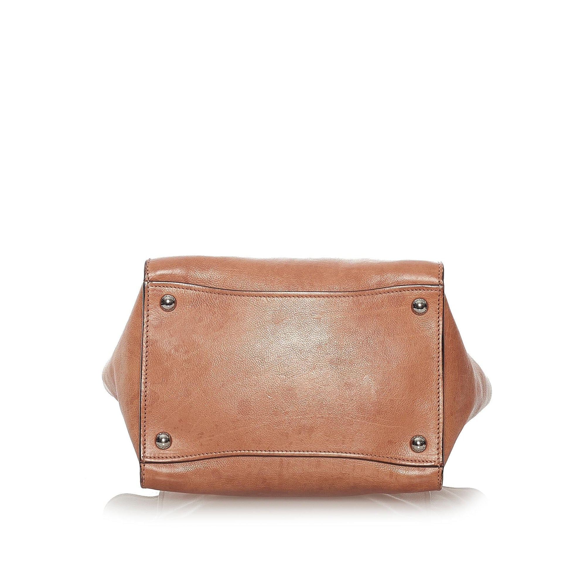 Prada Twin Pocket Leather Satchel (SHG-27501)
