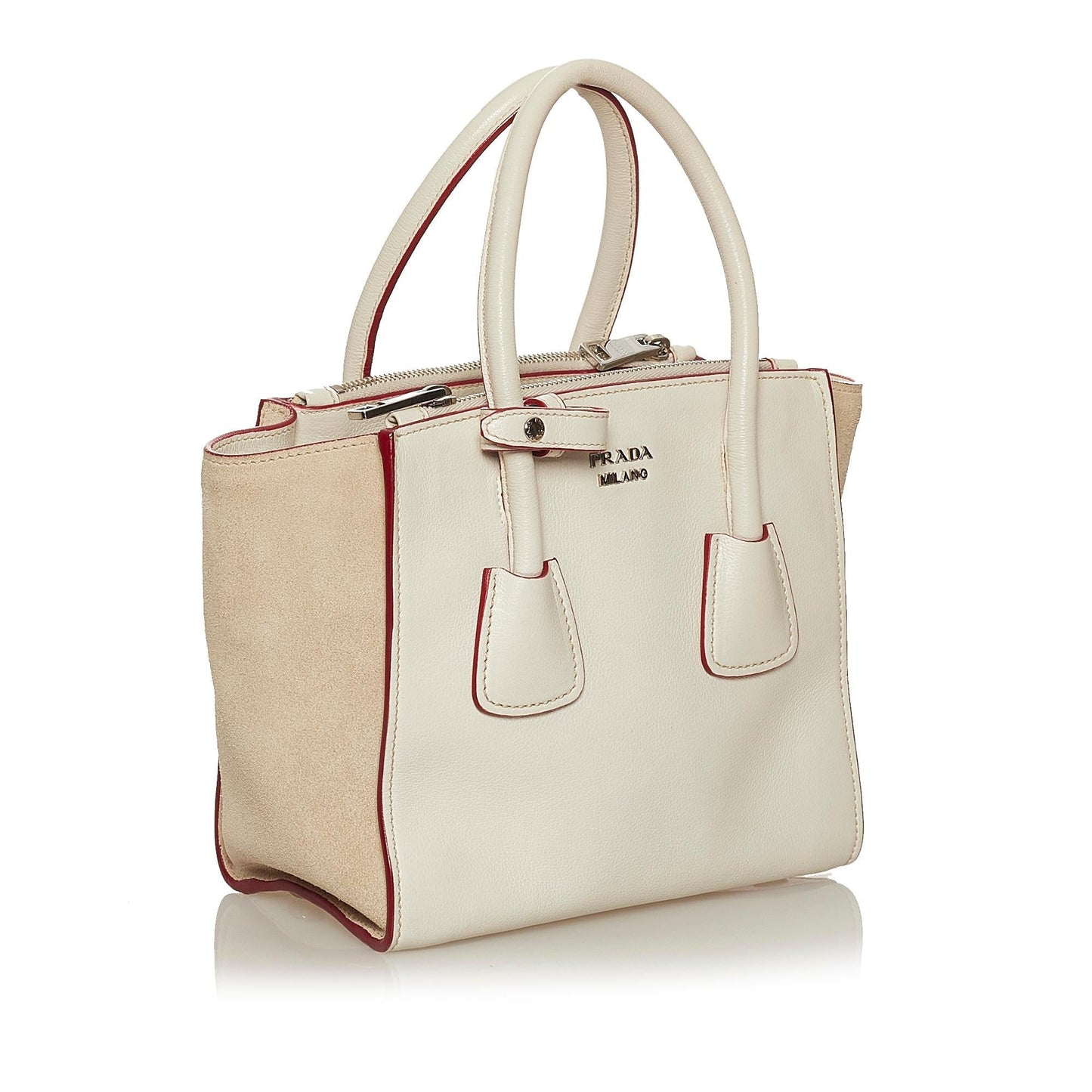 Prada Twin Pocket Leather Satchel (SHG-29191)