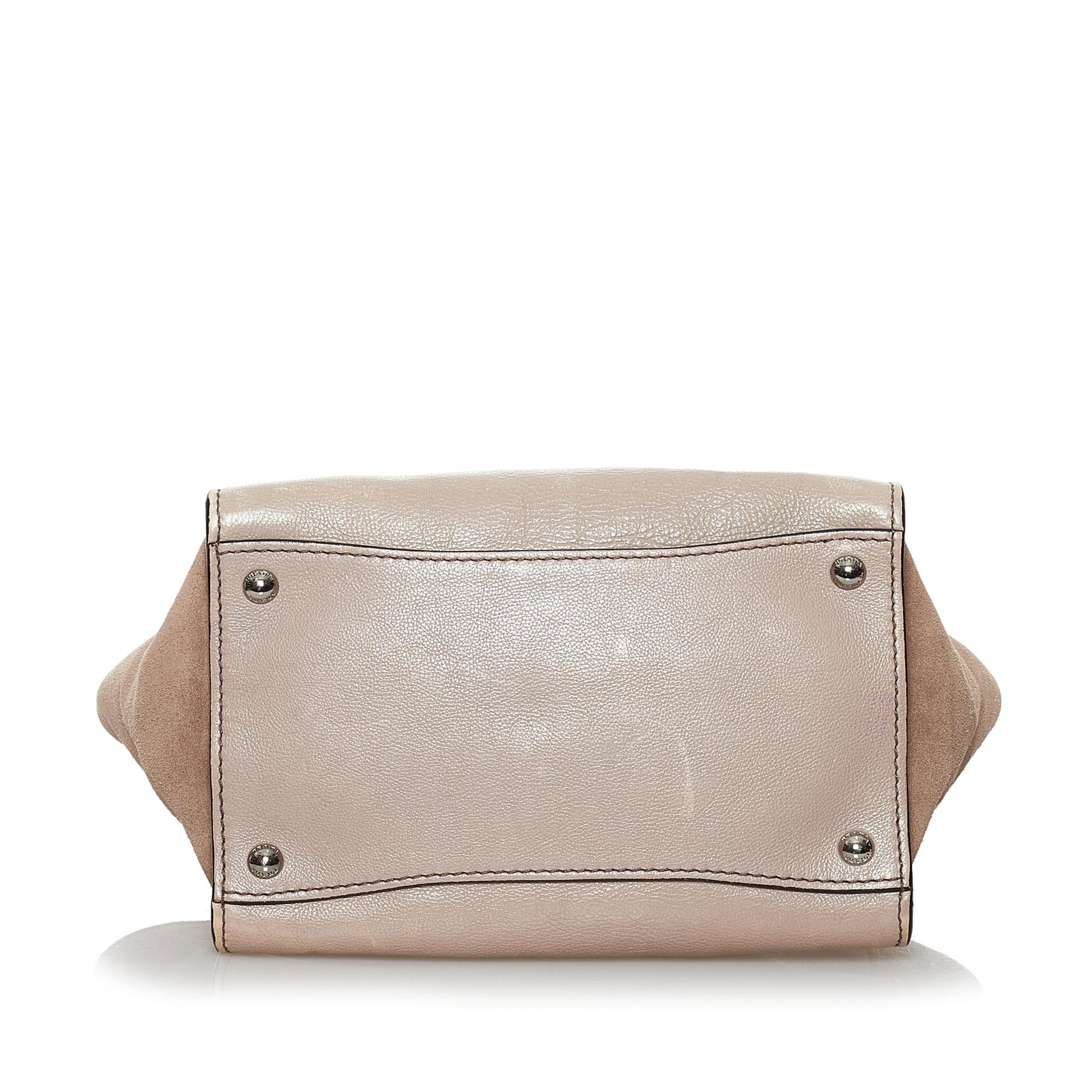 Prada Twin Pocket Leather Satchel (SHG-29876)