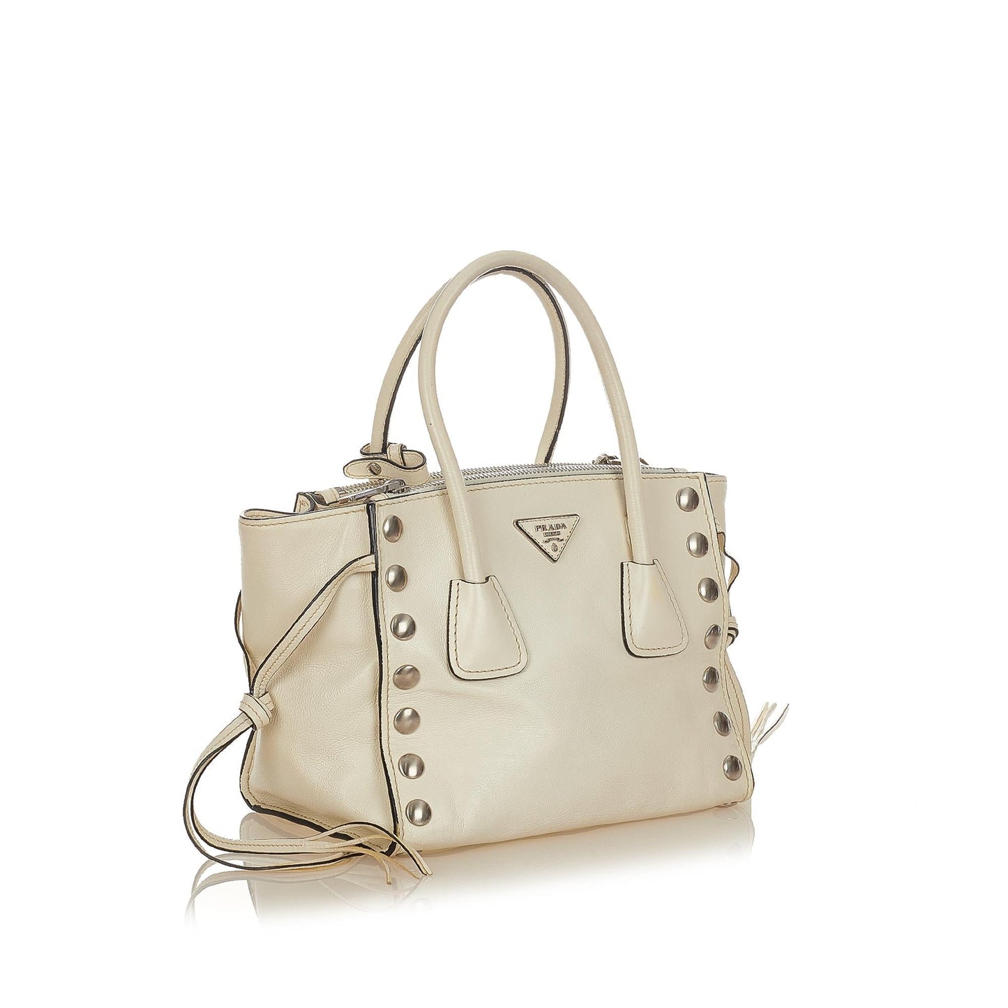 Prada Twin Pocket Leather Satchel (SHG-31925)