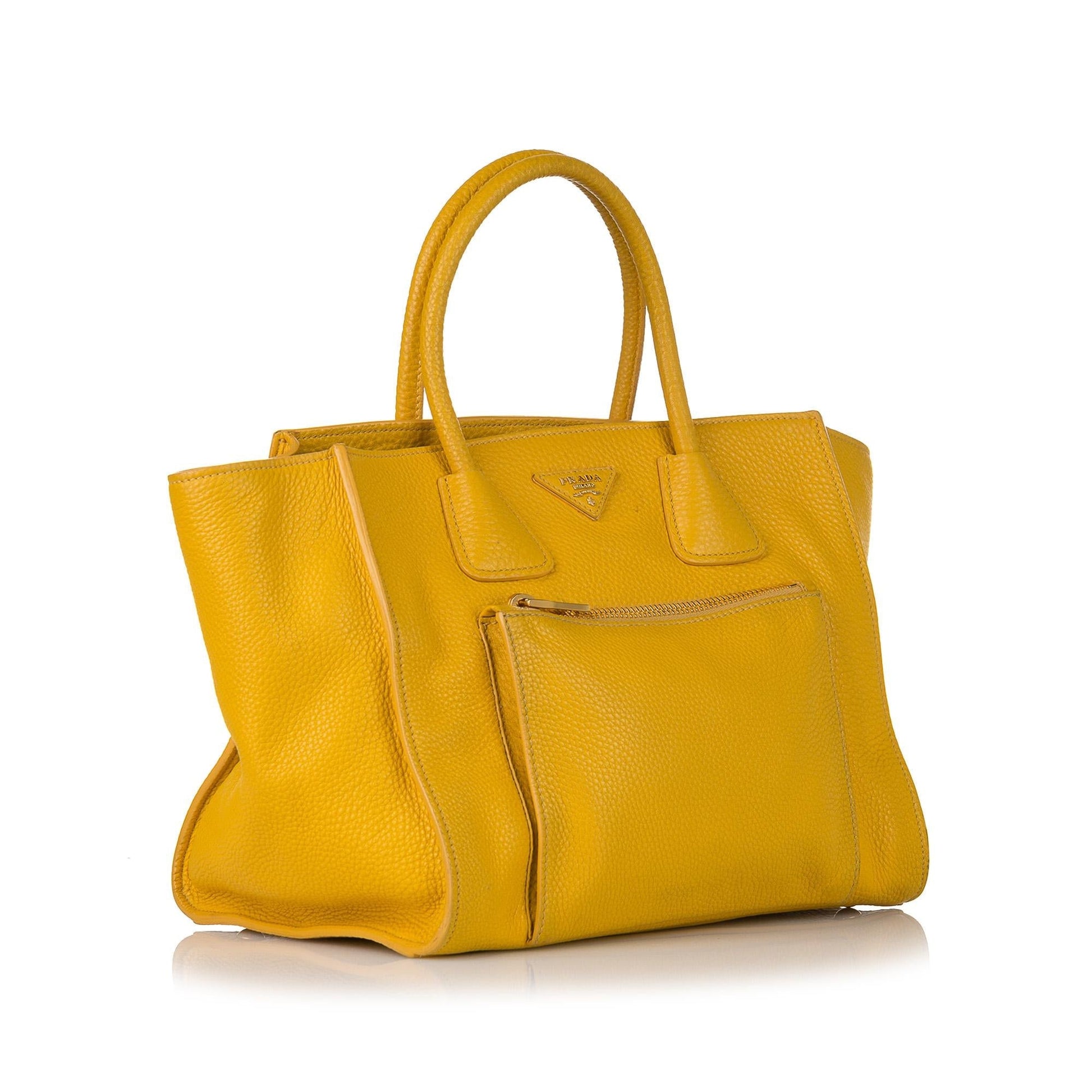 Prada Twin Pocket Leather Satchel (SHG-31988)
