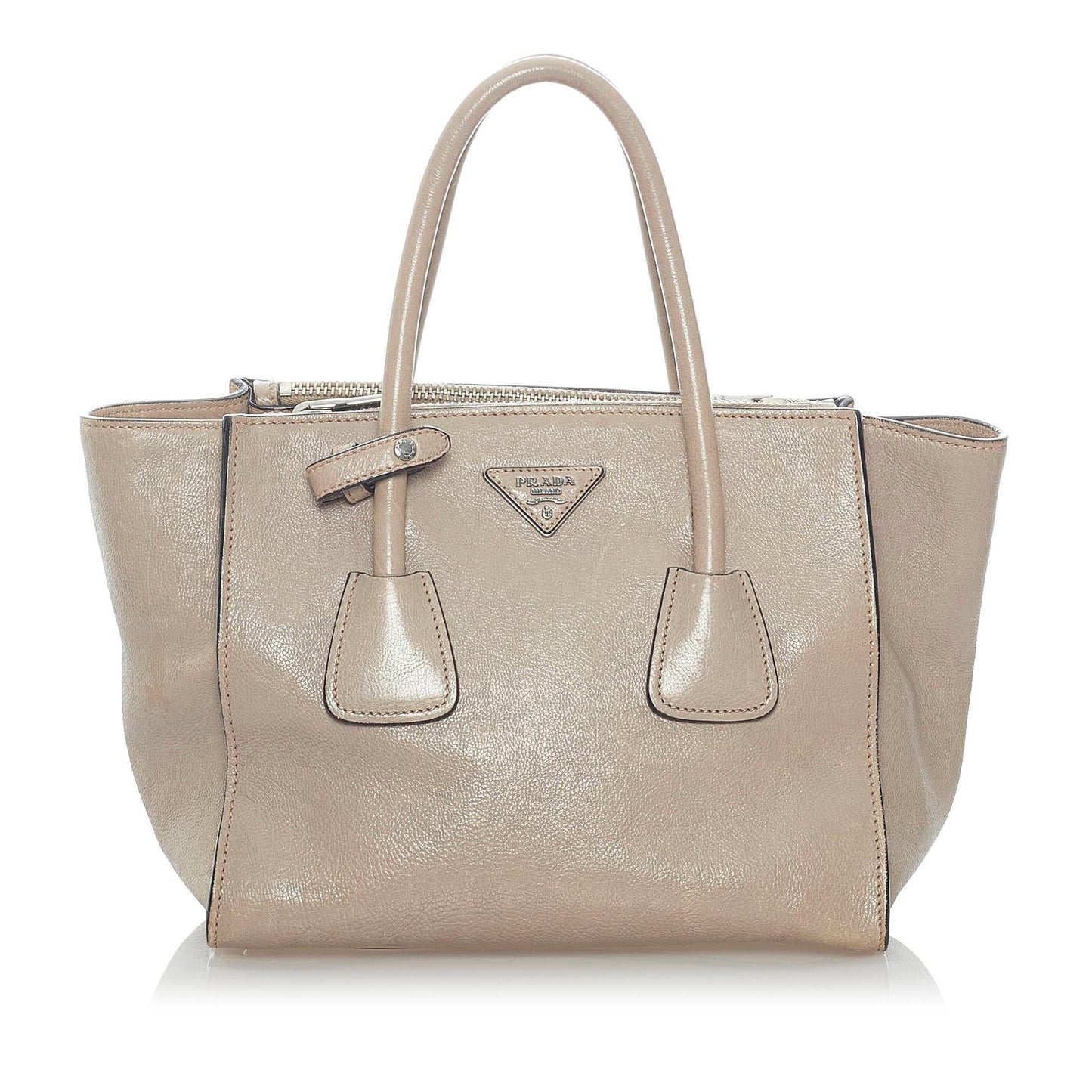 Prada Twin Pocket Leather Satchel (SHG-33124)