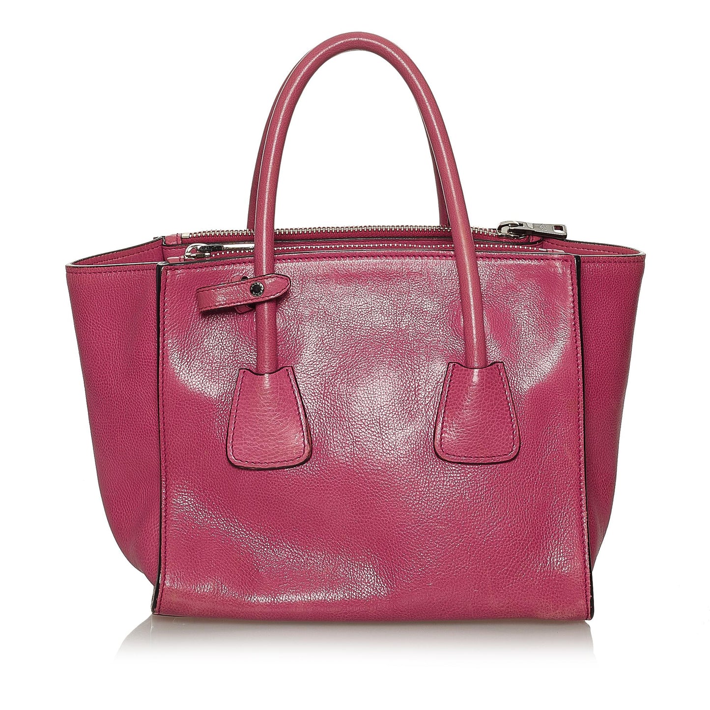Prada Twin Pocket Leather Satchel (SHG-33976)