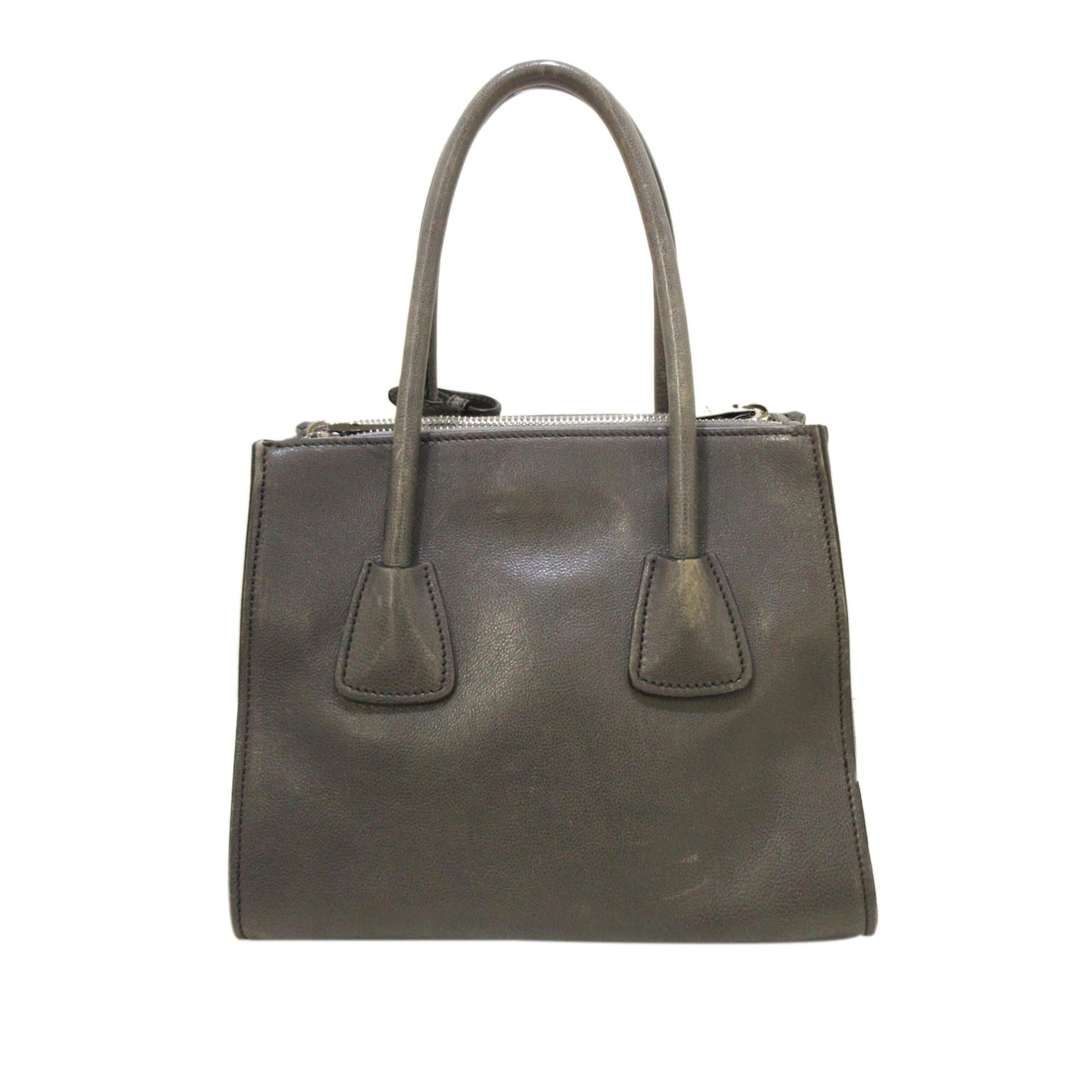 Prada Twin Pocket Leather Satchel (SHG-34079)