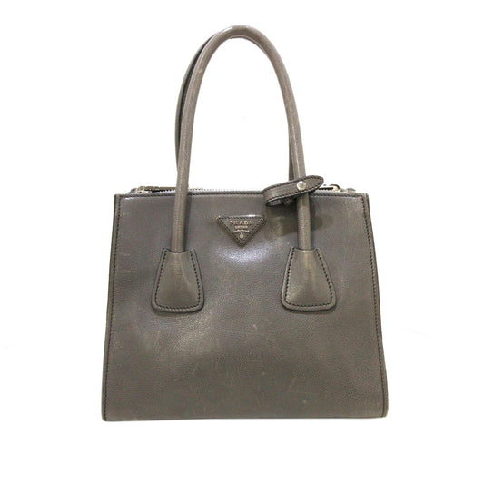 Prada Twin Pocket Leather Satchel (SHG-34079)