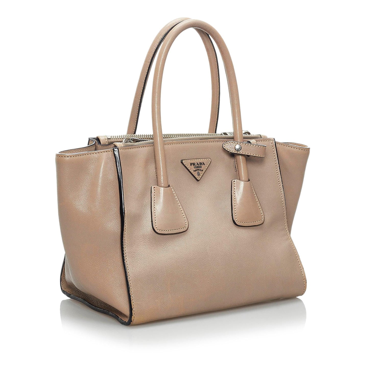 Prada Twin Pocket Leather Satchel (SHG-34225)